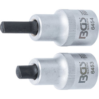 BGS technic Dopsleutel voor veerpoot spreider 1/2" 5 x 7 mm + 5,5 x 8,2 mm 2 delig