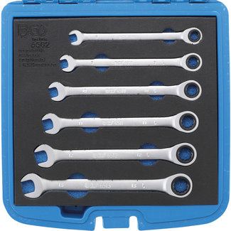 BGS technic Ratel ringsteeksleutelset 8 - 13 mm 6 delig