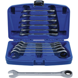 BGS technic Ratel ringsteeksleutelset 8 - 19 mm 12 delig