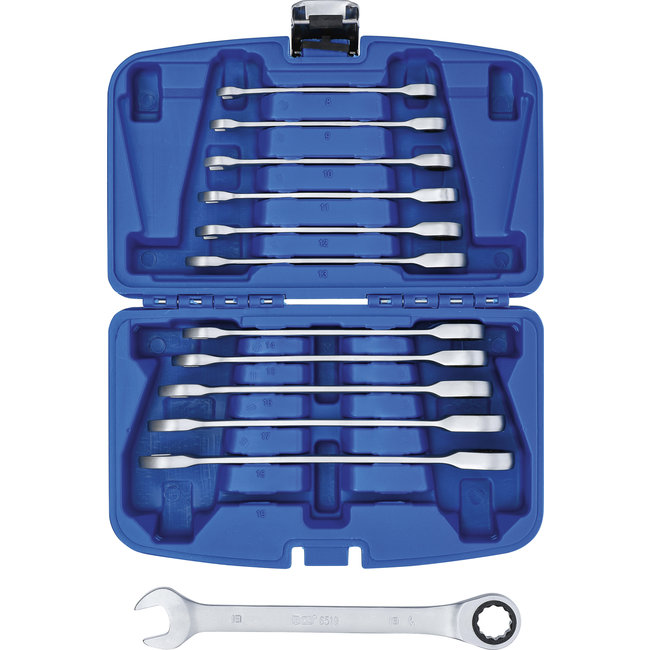 BGS Ratel ringsteeksleutelset 8 - 19 mm 12 delig
