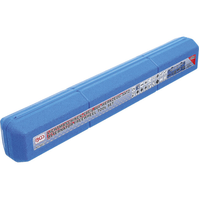 BGS Dynamovrijloop-gereedschapsset 14 delig