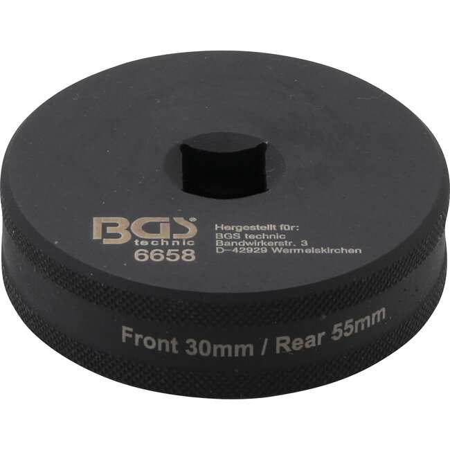 BGS Kracht-dopsleutel inzetzeskant / twaalfkant 1/2" voor Ducati wielbevestiging 30 / 55 mm