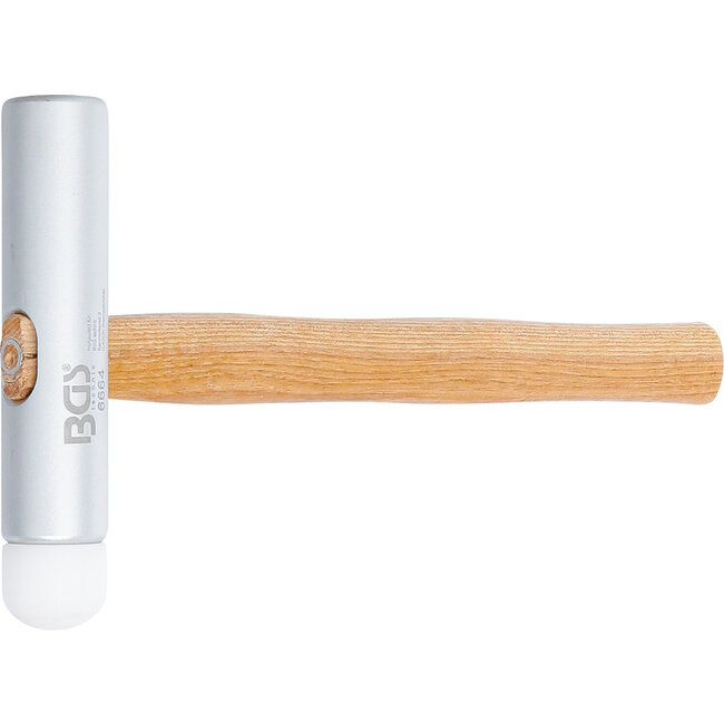 BGS Aluminium kunststofhamer extra lange kop Ø 30 mm 300 gram