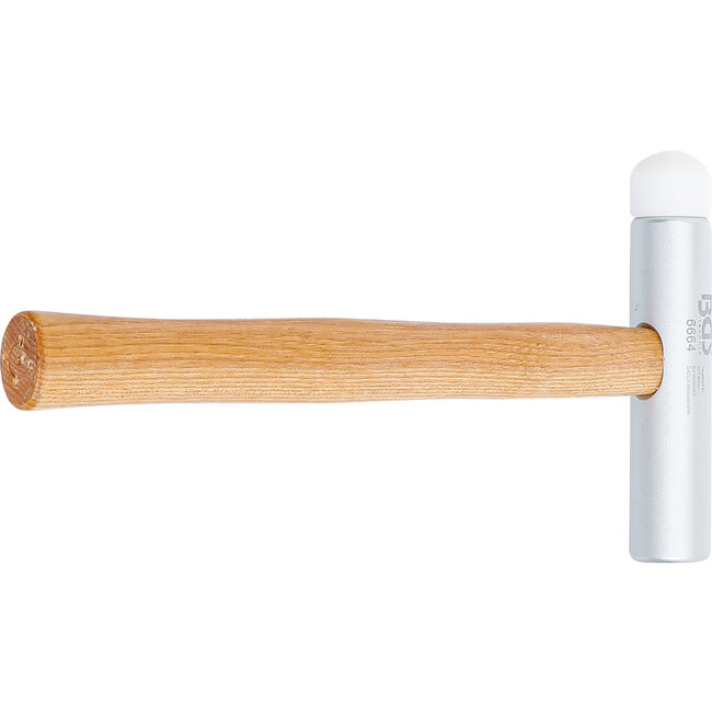 BGS Aluminium kunststofhamer extra lange kop Ø 30 mm 300 gram