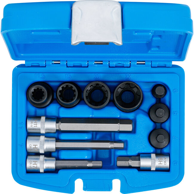 BGS Remklauw dopsleutelset 11 delig