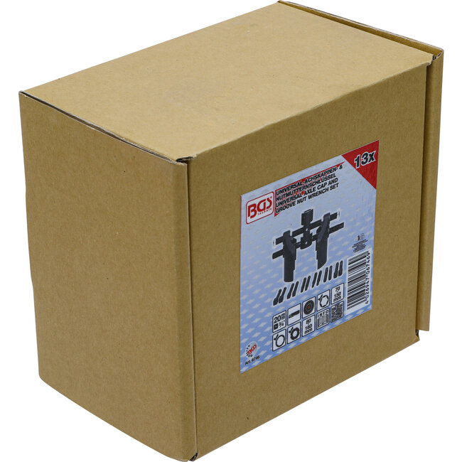 BGS Universele asdop- & kroonmoersleutelset