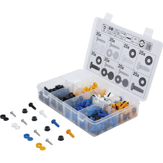 BGS Do it yourself Nummerbord schroeven, moeren en doppen 400 delig