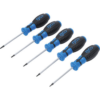 BGS Schroevendraaierset Torx met boring T6 - T10, 5 delig