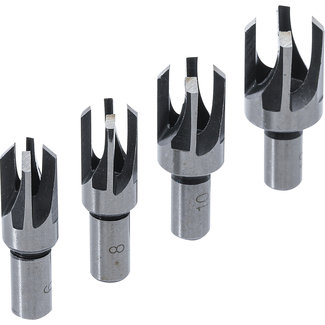 BGS Do it yourself Deuvelgat-borenset 6, 10, 13, 16 mm 4 delig
