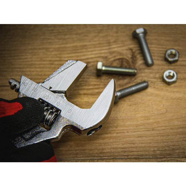 BGS Verstelbare moersleutel met kunststof greep max. 38 mm