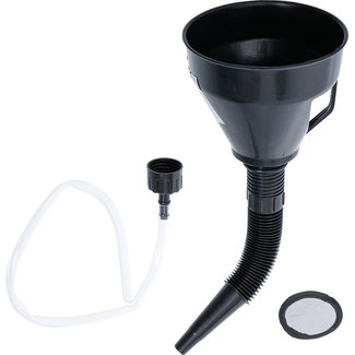 BGS technic Olie-vultrechterset met flexibele leiding en slang Ø 135 mm 3 delig
