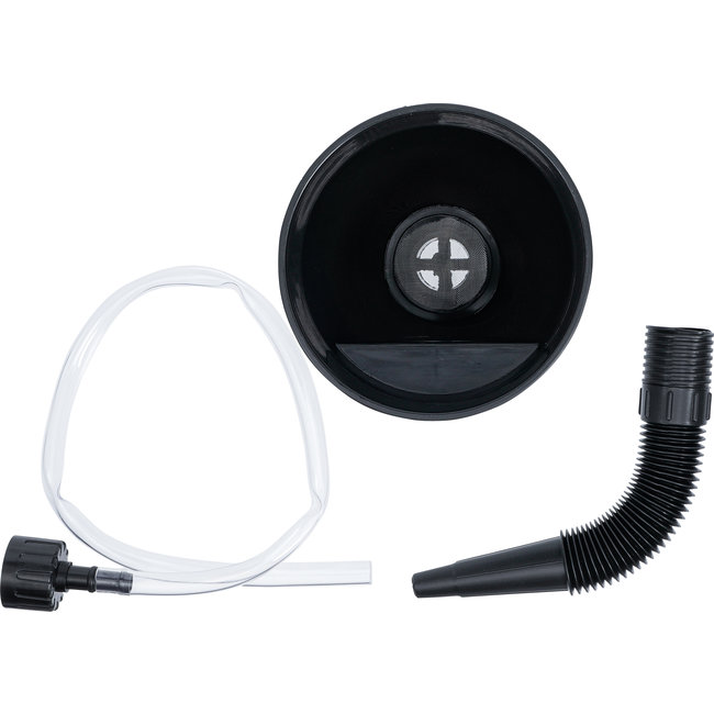 BGS Olie-vultrechterset met flexibele leiding en slang Ø 135 mm 3 delig