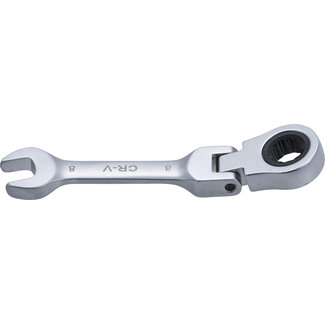 BGS technic Ratel ringsteeksleutel kort knie 8 mm