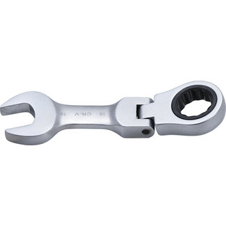 BGS technic Ratel ringsteeksleutel kort knie 19 mm