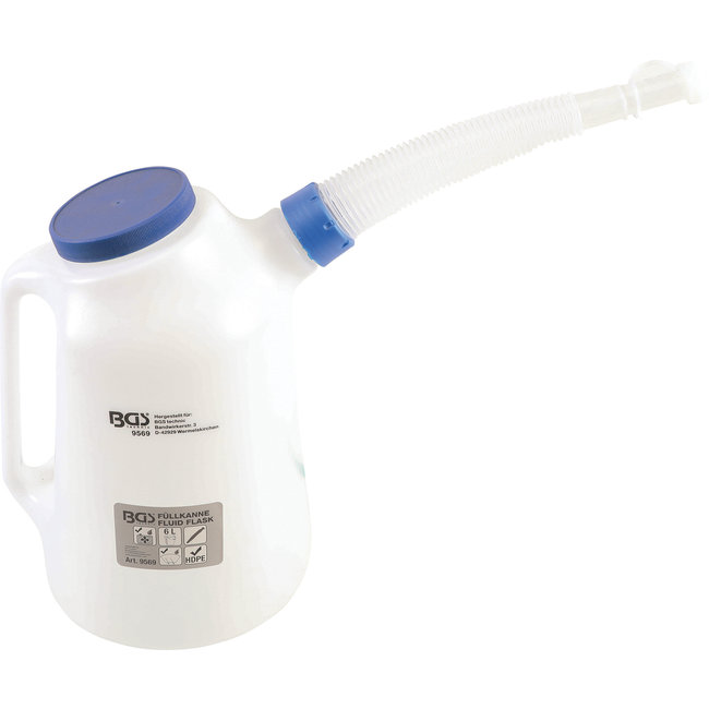 BGS Schenkkan met flexibele tuit en deksel 6 liter