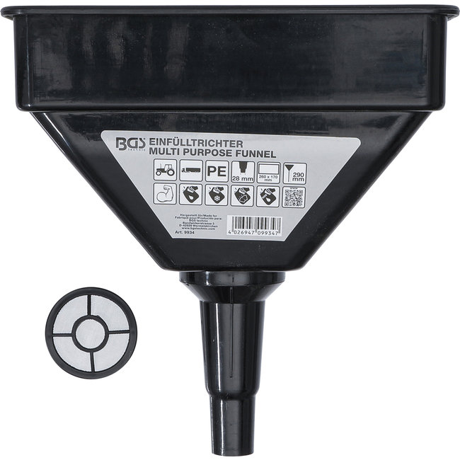 BGS Vultrechter zware uitvoering 260 x 170 mm