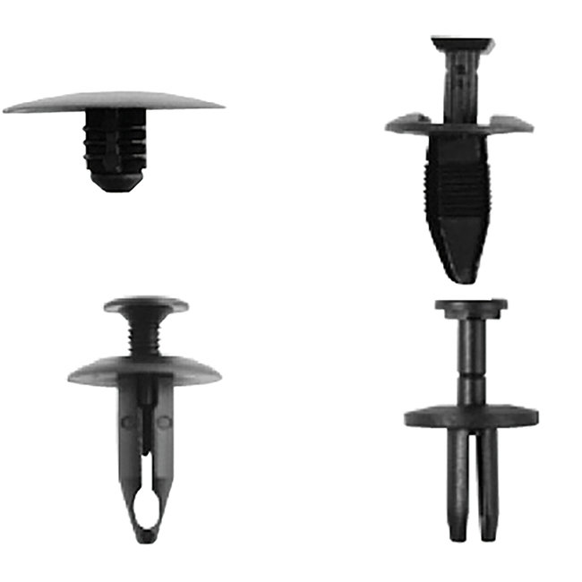 BGS Assortiment bevestigingsclips voor Ford, Mazda, GM, Chrylser & Nissan 415 delig