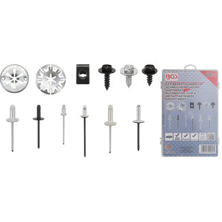 BGS technic Voertuig-bevestigingsclips voor Audi, VW, Toyota, Mercedes-Benz, BMW 400 delig