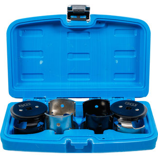 BGS technic Oliefiltersleutelset Ø 60 - 80 / 80 - 96 mm 4 delig