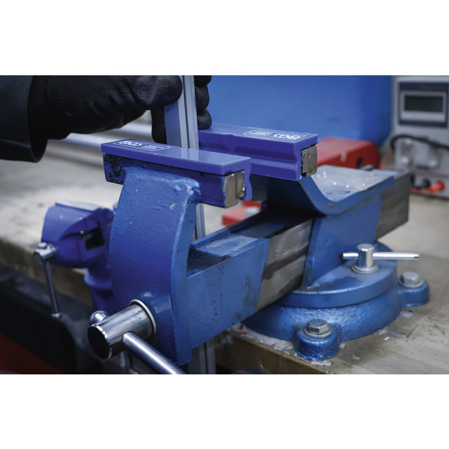 BGS Bankschroef beschermbek kunststof breedte 100 mm 2 delig