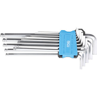 BGS technic Stiftsleutelset extra lang inbus met kogelkop 1,5- 10 mm 13 delig