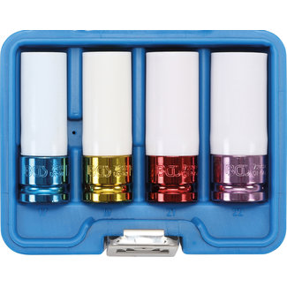BGS technic Kracht wielmoerdopsleutelset 1/2" 17 / 19 / 21 / 22 mm 4 delig