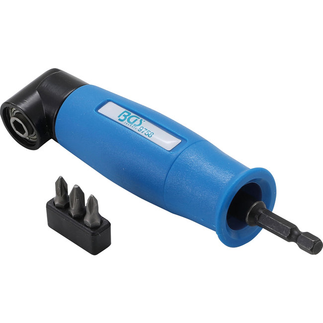 BGS Haakse Bit booradapter met bits 4 delig