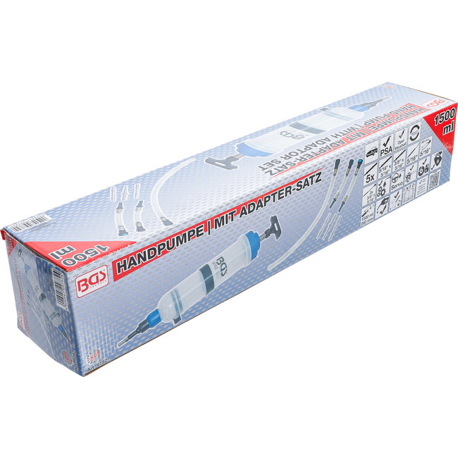 BGS Handpomp 1500 ml met adapter-set