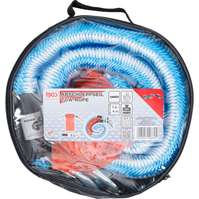 BGS Sleepkabel max. 2000 kg 1,5 - 4 meter