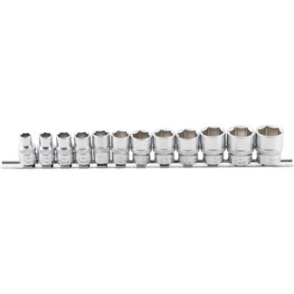BGS technic Doppenset zeskant 3/8" 8 - 19 mm 12 delig