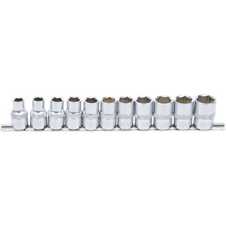 BGS technic Doppenset zeskant 1/2" 10 - 21 mm 11 delig