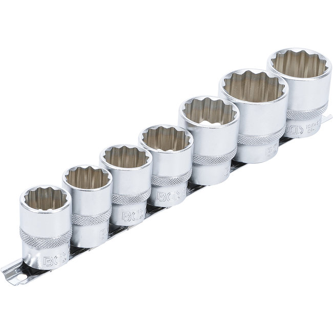 BGS Doppenset, twaalfkant 1/2" 20 - 32 mm 7 delig
