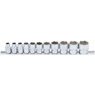 BGS technic Doppenset, zeskant 3/8" 5/16"- 7/8" 11 delig