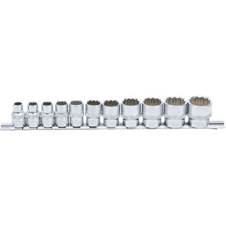 BGS technic Doppenset, twaalfkant 3/8" inches 11 delig