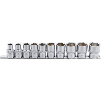 BGS technic Doppenset, zeskant 1/2" inches 10 delig