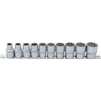 BGS technic Doppenset, twaalfkant 1/2" inches 10 delig