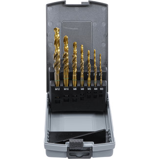 BGS technic Machinetap + spiraalboorset 14 delig