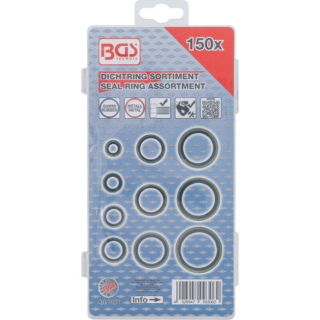 BGS Multiseal ringen assortiment voor carterplug