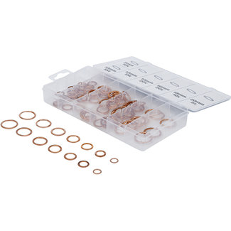 BGS technic O-ring-assortiment koper Ø 6 - 20 mm 95 delig