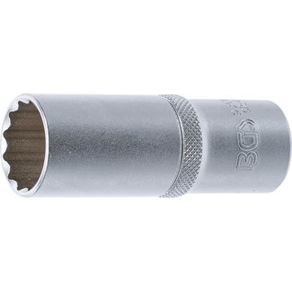 BGS technic Dopsleuteldop twaalfkant, diep 1/2" 21 mm