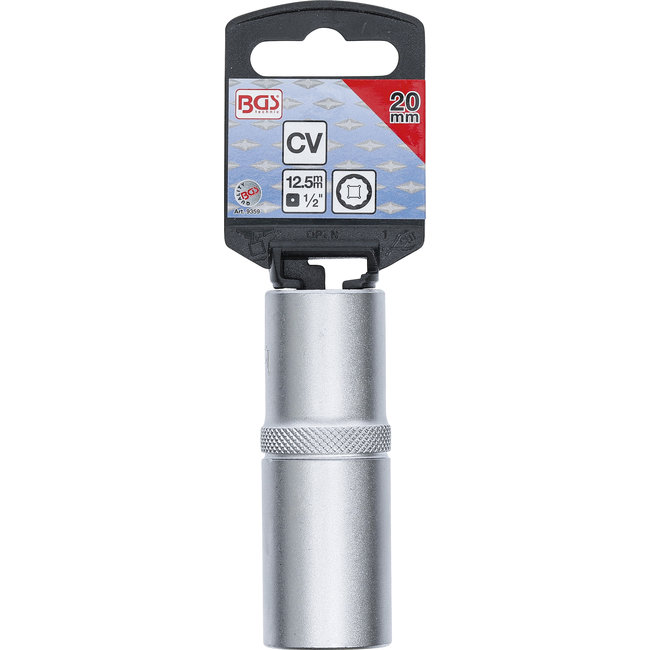 BGS Dopsleuteldop twaalfkant, diep 1/2" 20 mm