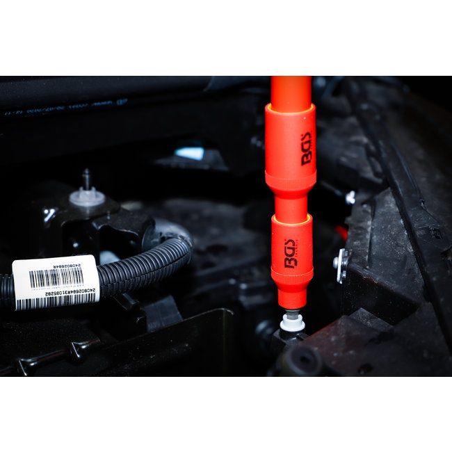 BGS VDE dopsleutelbitset 3/8" / 1/2" binnenzeskant 4 - 10 mm 10 delig