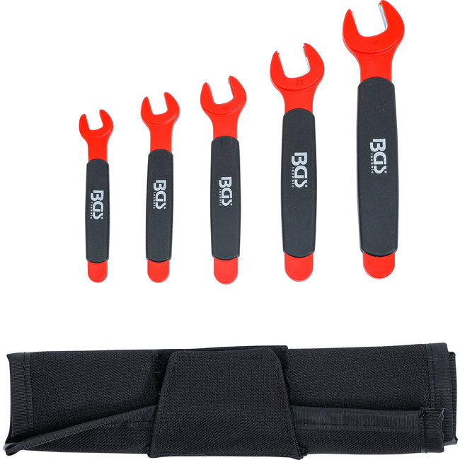 BGS VDE enkele steeksleutel-set 7 - 14 mm 5 delig