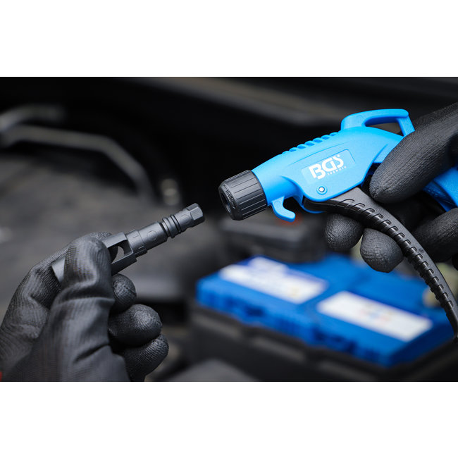 BGS Lucht blaaspistool met 5 mondstukken