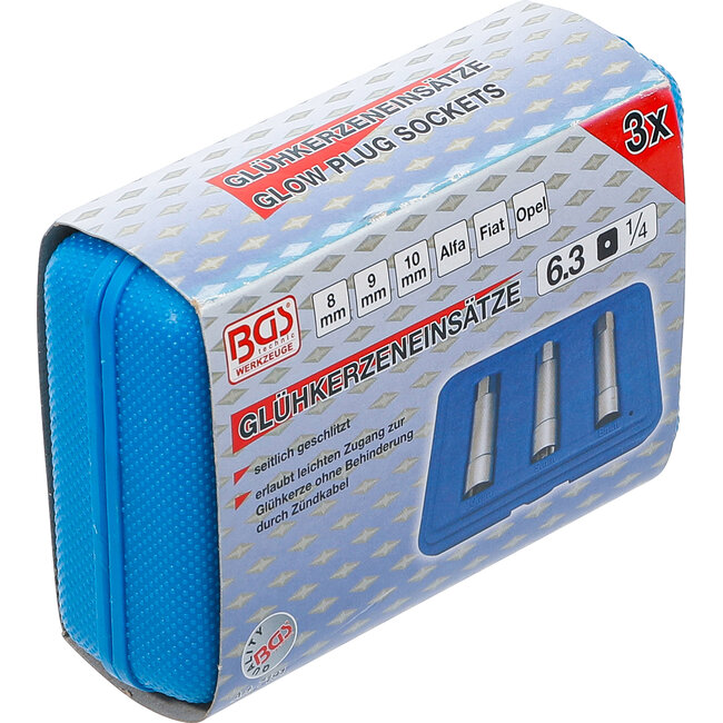 BGS Bougie dopsleutelset speciaal voor Fiat, Alfa, Lancia