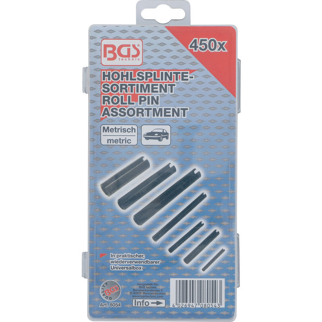 BGS Assortiment spanbussen 450 delig