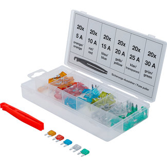 BGS technic Assortiment autozekeringen Mini 121 delig