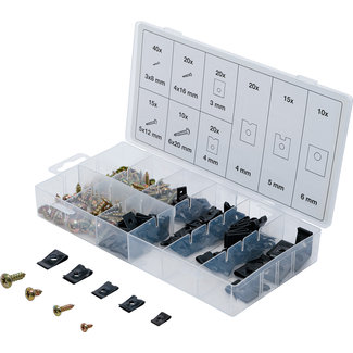 BGS technic Assortiment Carosseriemoeren & speednuts 170 delig