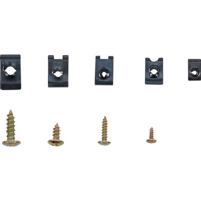 BGS Assortiment Carosseriemoeren & speednuts 170 delig