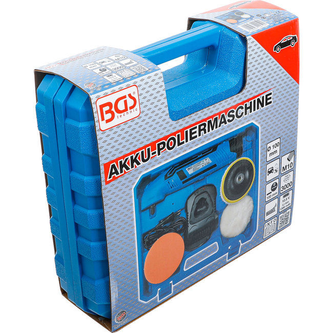 BGS Accu polijstmachine max. 3.000 omw/min 10,8 V 1,3 Ah